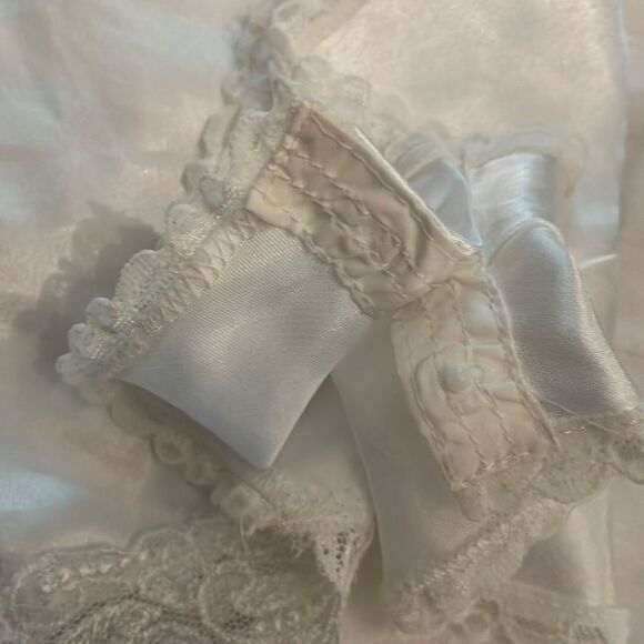 Victoria's Secret Vintage White Lace Teddy Bodysuit Womens Size Medium Lace USA - Picture 12 of 15